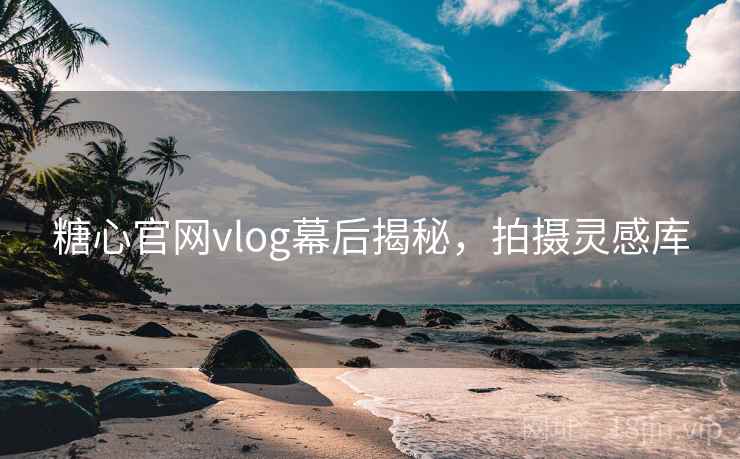 糖心官网vlog幕后揭秘，拍摄灵感库